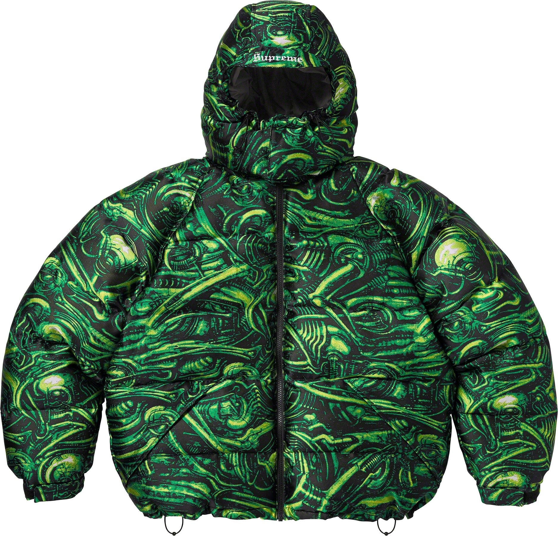 H.R. Giger Jacquard Down Puffer Jacket view 12